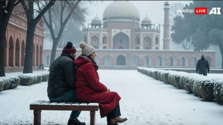 दिल्ली का जमा मस्जिद भारत की एक ऐतिहासिक धरोहर है. इसे यूनेस्को की द्वारा भी ऐतिहासिक धरोहरों में शामिल किया गया है. जामा मस्जिद भारतीय उपमहाद्वीप की दूसरी सबसे बड़ी मस्जिद है. अगर यहां बर्फबारी होती है तो कुछ ऐसा नजारा देखने को मिलेगा.