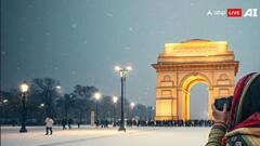 पॉल्यूशन के बीच दिल्ली में हुई जमकर बर्फबारी, इन AI तस्वीरों से मिलेगी आपको राहत