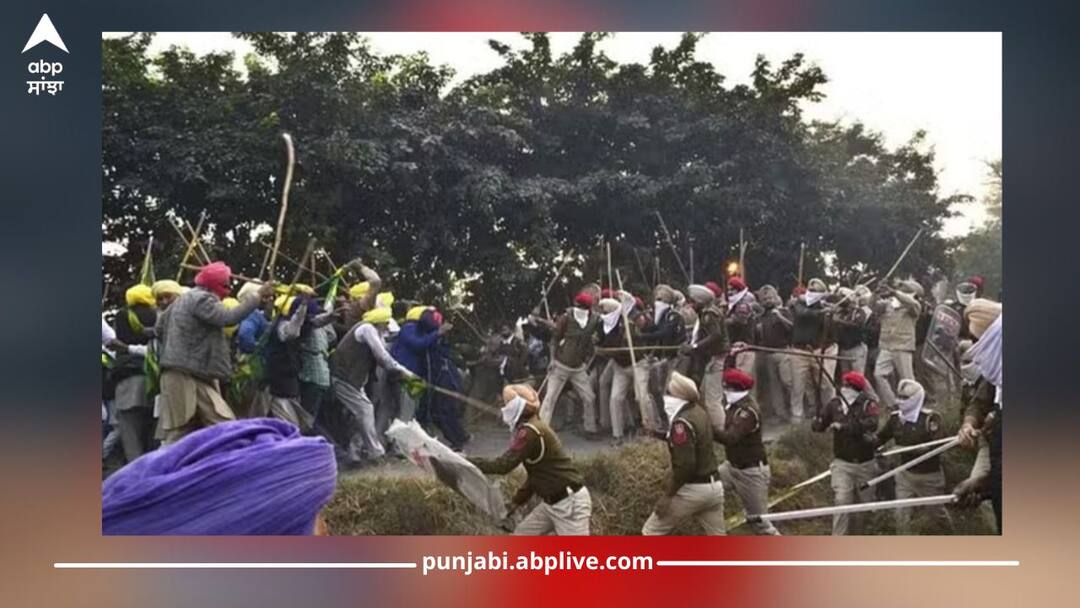 Clash between farmers and police in Bathinda, atmosphere tense after lathi charge Punjab News: ਬਠਿੰਡਾ 'ਚ ਕਿਸਾਨਾਂ ਤੇ ਪੁਲਿਸ ਵਿਚਾਲੇ ਝ*ੜਪ, ਲਾ*ਠੀਚਾਰਜ ਤੋਂ ਬਾਅਦ ਮਾਹੌਲ ਤ*ਣਾਅਪੂਰਨ
