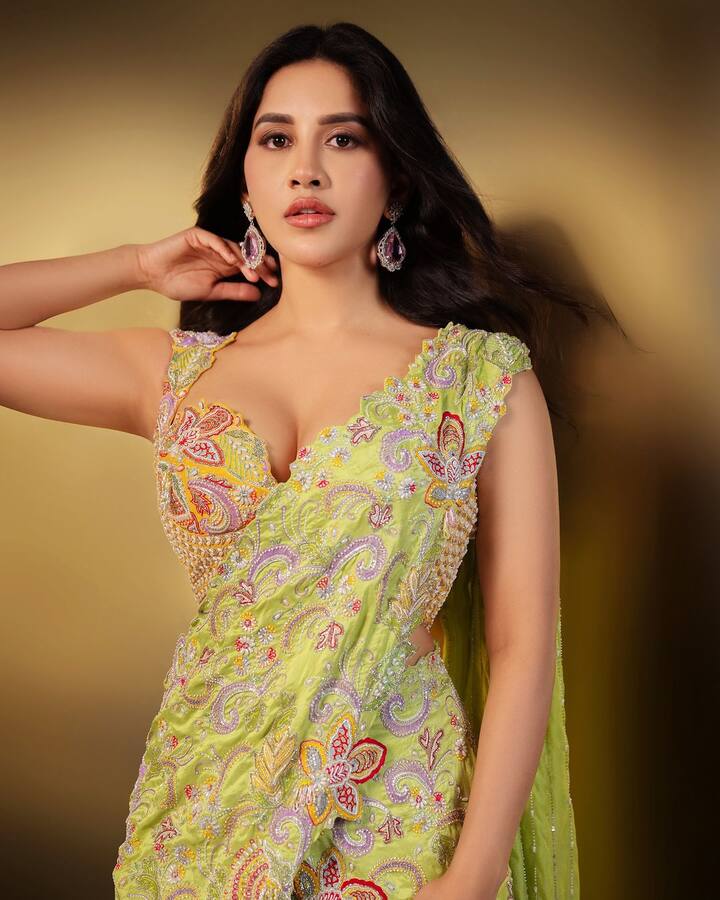28 ఏళ్ల నభా తన సినిమా కెరీర్ను కన్నడలో ప్రారంభించింది. అనంతరం తెలుగులోకి నన్ను దోచుకుందువటే సినిమాతో ఎంట్రీ ఇచ్చింది. (Images Source : Instagram/Nabha Natesh)
