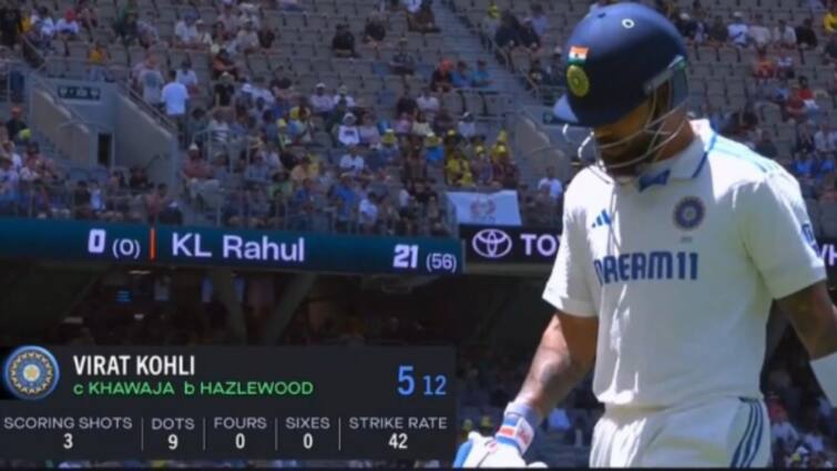 Border-Gavaskar Trophy 2024-25: Virat Kohli Continues Poor Run; Gets Bamboozled By Aussie Pacer | WATCH