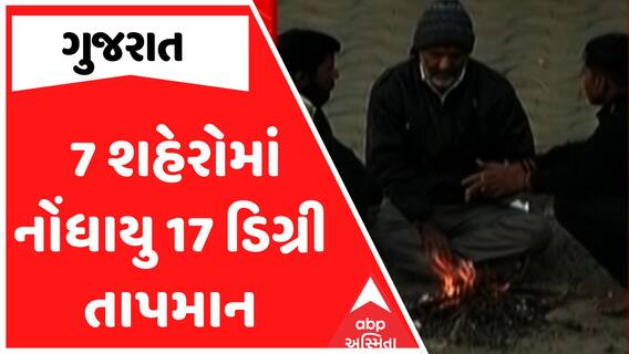 Gujarat Winter News: 7 શહેરોમાં નોંધાયુ 17 ડિગ્રી તાપમાન, સૌથી નીચુ તાપમાન નલિયામાં