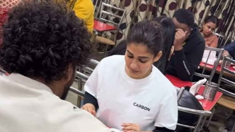 Vignesh Shivan-Nayanthara Go Unnoticed At Delhi Restaurant; Wait In Queue For 30 Minutes