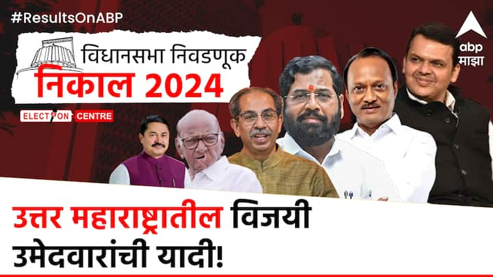 North Maharashtra Assembly Elections Result 2024 : उत्तर महाराष्ट्रातील विजयी उमेदवारांची संपूर्ण यादी येथे पाहा.