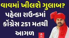 Vav By poll Election 2024 : વાવમાં પહેલા જ રાઉન્ડમાં કોંગ્રેસ 251 મતથી આગળ