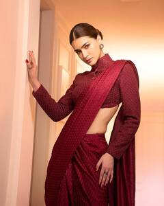 Kriti Sanon: రాయల్ లుక్‌లో కృతి... సనన్ మేడమ్ స్వర్గం నుంచి దిగొచ్చిన సుందరిలా ఉంటుందంతే
