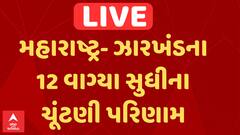 Maharashtra & Jharkhand Assembly Election Results 2024 : બપોરે 12 વાગ્યા સુધીના ચૂંટણી પરિણામ