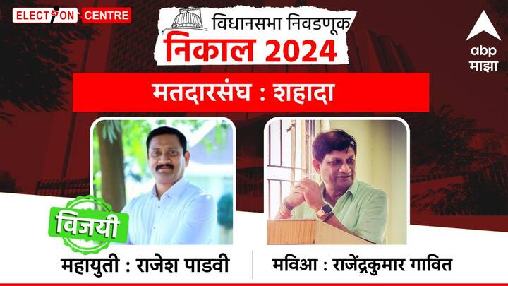 शहादा मतदारसंघ - विजयी उमेदवार - राजेश पाडवी (महायुती)