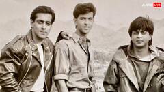 ऋतिक रोशन ने सलमान-शाहरुख खान संग शेयर की अनसीन फोटो, करण अर्जुन के दिनों को किया याद