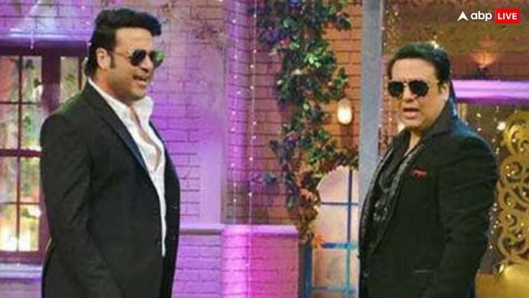 Govinda on The Great Indian Kapil Show 2 share screen with Krushna Abhishek fun banter The Great Indian Kapil Show 2: सालों बाद कपिल के शो में गोविंदा की एंट्री, कृष्णा अभिषेक को कहा 'गधा', शो में होगा खूब हंसी-मजाक
