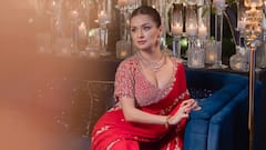 Avneet Kaur Exudes Main Character Energy In A Red Saree; SEE PICS