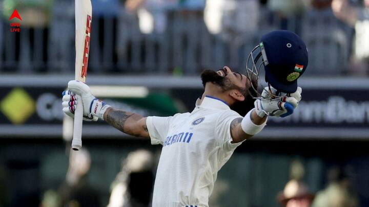 IND vs AUS 1st Test: পারথে বর্ডার-গাওস্কর ট্রফির প্রথম টেস্টের তৃতীয় দিনে ১৪৩ বলে অপরাজিত ১০০ রানের ইনিংস খেলেন বিরাট কোহলি।