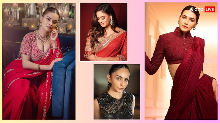 Celebs Stunning Looks: अवनीत कौर, श्वेता तिवारी और कृति सेनन के साड़ी लुक सोशल मीडिया पर वायरल हो रहे हैं. रकुल प्रीत सिंह भी ब्लैक ड्रेस में छाई हुई हैं. चलिए आपको हसीनाओं की शानदार फोटोज दिखाते हैं.