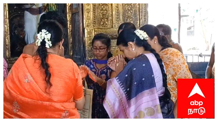 Mayiladuthurai thiruvenkadu Swethaaranyeshwarar Temple Durga Stalin prayer -tnn திருவெண்காடு சுவேதாரண்யேஸ்வரர் கோயிலில் துர்கா ஸ்டாலின் சாமி தரிசனம்...!