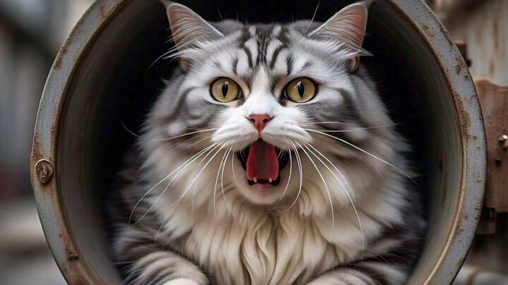 लोगों ने जब बिल्ली को इस तरह से फंसा हुआ देखा तो तुरंत फायर ब्रिगेड को सूचना दी गई, इसके बाद उन्होंने ऑपरेशन शुरू किया.