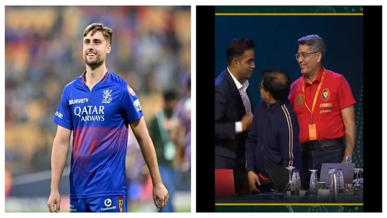 IPL Auction 2025 MI Owner aakash ambani thanks to RCB Managment viral video Watch Video: RCB நிர்வாகிகளை தேடிச் சென்று நன்றி சொன்ன அம்பானி மகன் - எதுக்கு தெரியுமா?