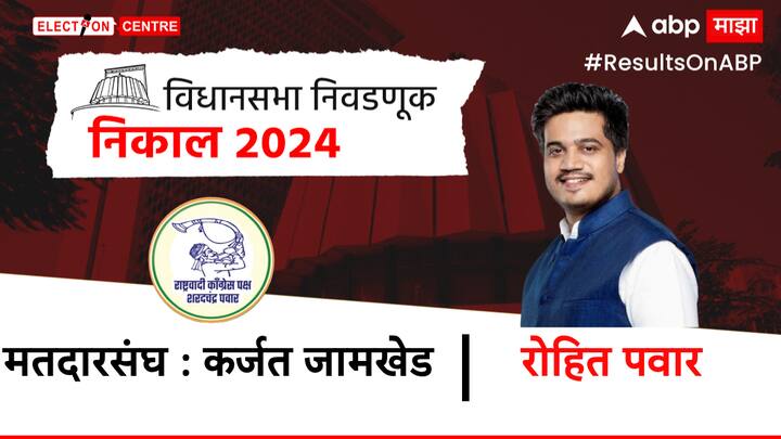 राम शिंदे चा पराभव करून कर्जत जामखेड मतदार संघामधून रोहित पवार यांनी विजय मिळवला.