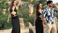बॉयफ्रेंड करण कुंद्रा संग फिर वेकेशन पर पहुंचीं तेजस्वी प्रकाश, साइड कट ब्लैक ड्रेस में फ्लॉन्ट किया कर्वी फिगर