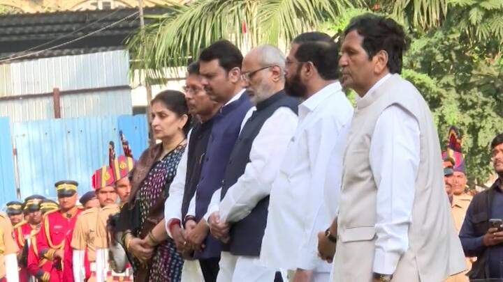 याशिवाय मुंबई पोलिस आयुक्त विवेक फणसळकर, मुख्य सचिव सुजाता सौनिक, अतिरिक्त गृहसचिव इकबालसिंग चहल, स्पेशल पोलीस आयुक्त देवेन भारती यांनी देखील आदरांजली वाहिली.