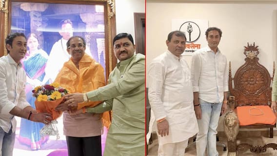 बीडमधील शरद पवारांचा आमदार मातोश्रीवर, उद्धव ठाकरेंची घेतली भेट; फोटो आले समोर