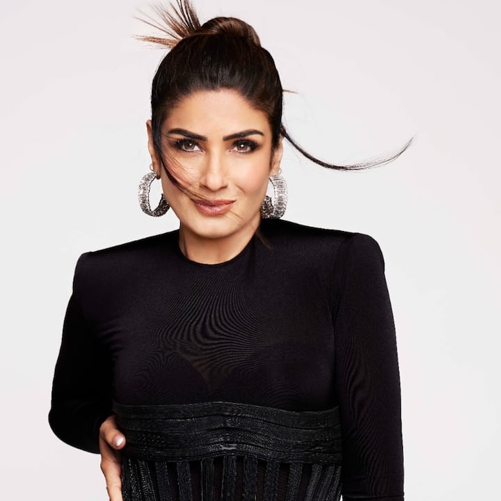 यामध्ये ती खूपच सुंदर दिसत आहे. या फोटोंमधील 52 वर्षीय रवीनाचा फिटनेस आणि सौंदर्य पाहता तिच्या वयाचा अंदाज लावणे कठीण आहे.