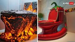 लाल मिर्च से लेकर आग के गोले तक, ये गजब की टॉयलेट सीट्स देखकर खुला रह जाएगा आपका मुंह