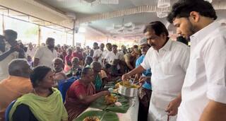 10 ஆயிரம் பேருக்கு மணக்க, மணக்க மட்டன் பிரியாணி; மதுரையே மிரண்ட பிரம்மாண்ட விருந்து