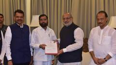 एकनाथ शिंदे ने मुख्यमंत्री पद से दिया इस्तीफा, फडणवीस-अजित रहे साथ