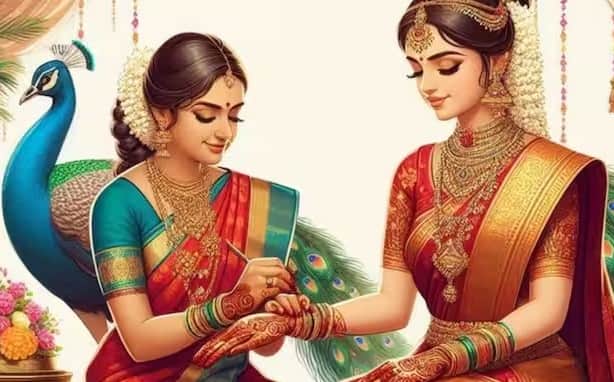 તમારા જીવનસાથીનું નામ જમણા હાથ પર લખવા પાછળનું એક કારણ એ છે કે જ્યોતિષ શાસ્ત્ર અનુસાર શરીરની જમણી બાજુ સૂર્ય સાથે જોડાયેલી છે. આવી સ્થિતિમાં જીવનસાથીનું નામ જમણા હાથ પર લખવામાં આવે તો દંપતીને સૂર્ય ઉર્જાના આશીર્વાદ મળે છે.