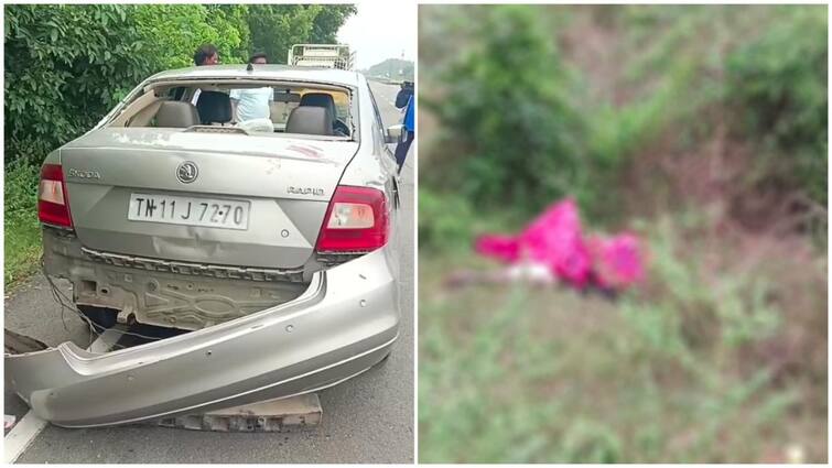 Five women killed in a car accident near Mahabalipuram மாமல்லபுரம் அருகே அதிர்ச்சி.. கார் மோதி 5 பெண்கள் உயிரிழந்த சோகம்