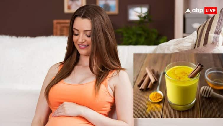 There are many benefits of drinking turmeric milk during pregnancy, know when it is good to drink it.