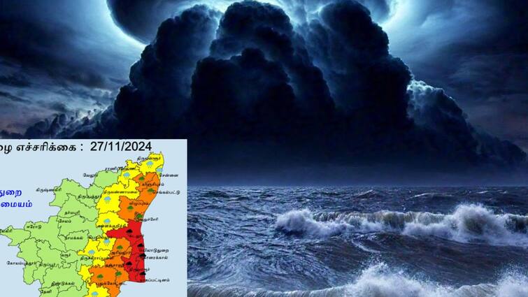 Tamilnadu Heavy Rain Alert Today And Next 5 Days Due To Forming Fengal Cyclone Fengal Cyclone: நாளை 16 மாவட்டங்களில் கனமழை.! அடுத்த 5 நாட்களுக்கும் கனமழை இருக்கு; லிஸ்ட் இதோ.!
