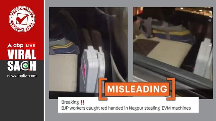 Fact Check: Viral Video Doesn't Show BJP Workers ‘Stealing EVMs In Nagpur’