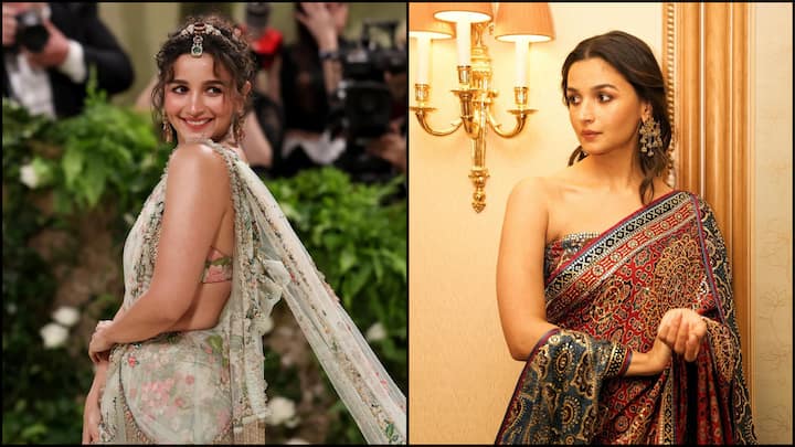 Alia Bhatt effortlessly blends contemporary style with timeless elegance. From casual chic to red carpet glam, her fashion choices set trends, showcasing a perfect mix of sophistication and modernity.