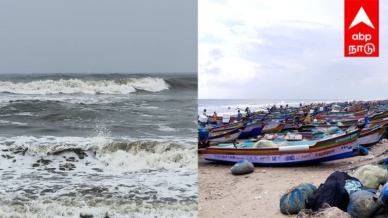 Fengal Cyclone As fishermen are not going to sea, their boats are parked on the shore Fengal Cyclone:  கொந்தளிக்கும் கடல்.. தத்தளிக்கும் மீனவர்கள்; கரைக்கு வந்த படகுகள்
