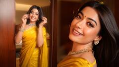 PHOTO: रश्मिका मंदान्नाचा हा लूक आहे हळदीच्या फंक्शनसाठी परफेक्ट, पाहा फोटो!