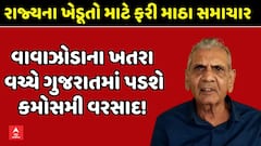Ambalal Patel Prediction: ખેડૂતો માટે માઠા સમાચાર, વાવાઝોડાના ખતરા વચ્ચે રાજ્યમાં પડશે કમોસમી વરસાદ