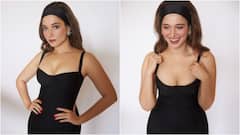 Tamannaah Bhatia : బ్లాక్ బాడీకాన్ డ్రెస్​లో మిల్కీ బ్యూటీ.. రెట్రో వైబ్స్ ఇస్తోన్న తమన్నా న్యూ లుక్