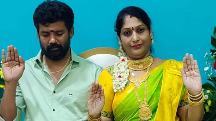 Annapoorani Arasu Amma Marriage Annapurani Arasu Amma Gets Married for 3rd Time Annapoorani Arasu Amma: ”அன்னப்பூரணி அரசு அம்மாவுக்கு 3வது மேரேஜ்” தெய்வீக திருக்கல்யாணம் என பக்தர்கள் பரவசம்..!