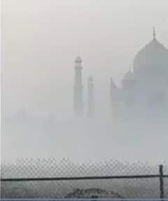 ताजमहल के आसपास छाया घाना कोहरा | ABP NEWS SHORTS