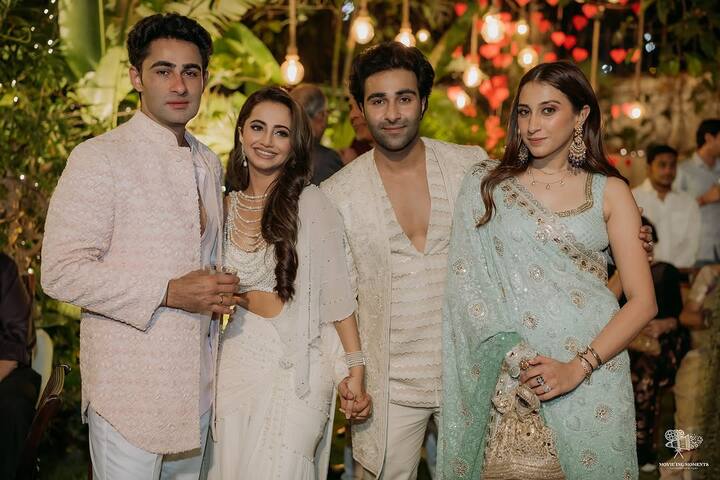In photos circulating on social media, Aadar’s cousins, including Ranbir Kapoor, Kareena Kapoor Khan, and Karisma Kapoor, were seen participating wholeheartedly in the rituals, welcoming Alekha into the family.