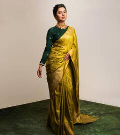 Prajakta Mali : मराठमोळी अभिनेत्री प्राजक्ता माळीचा ग्लॅम लूक; साडीला दिला मॉर्डन टच!