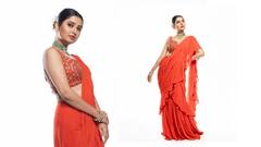 Prajakta Mali : मराठमोळी अभिनेत्री प्राजक्ता माळीचा ग्लॅम लूक; साडीला दिला मॉर्डन टच!