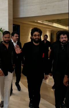 Pushpa 2 Event: डीपनेक ब्लाउज संग ब्लैक साड़ी पहन रश्मिका मंदाना ने ढाया कहर, ऑल ब्लैक लुक में दिखे अल्लू अर्जुन