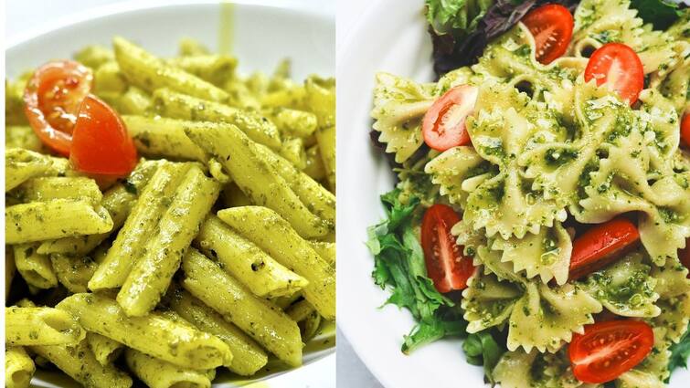 High-Protein Spinach Pesto Pasta Recipe in Tamil Check here குழந்தைகள் கீரை சாப்பிட அடம் பிடிக்கிறாங்களா? இந்த பாஸ்தா ரெசிபி ட்ரை பண்ணுங்களேன்!