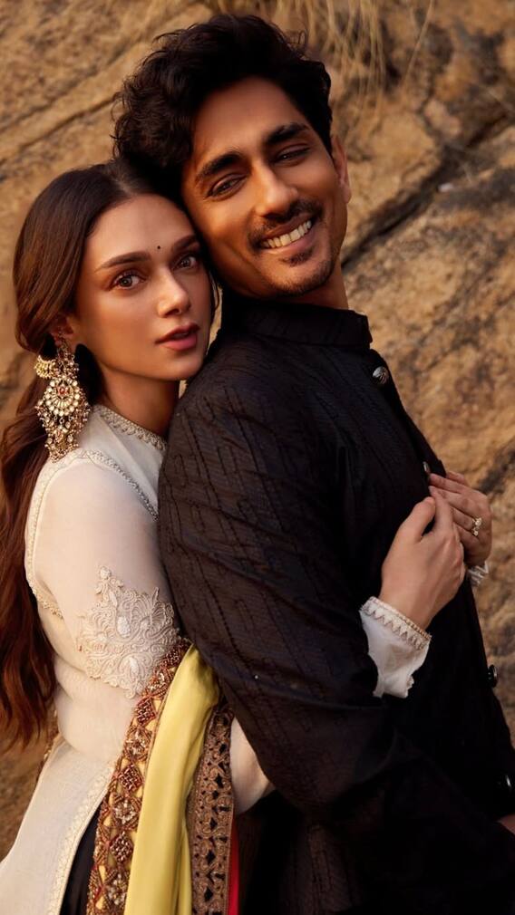 Just Aditi Rao Hydari And Siddharth Making Us Swoon Over Their Ethnic Looks