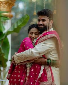 अभिनेत्री रेश्मा शिंदेच्या डोक्यावर अक्षता पडल्या; नव्या आयुष्याची सुरुवात, गोड क्षणांचे फोटो केले शेअर