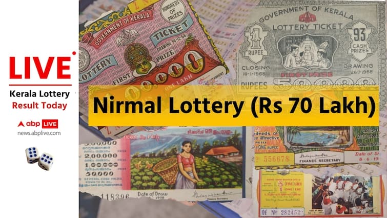 Kerala Lottery Result Today (27.12.2024): NIRMAL NR-412 Friday 3 PM Lucky Draw DECLARED - 1st Prize 70 LAKH Bumper Jackpot Lottery Sambad Latest News Live Updates south india news lottery result today