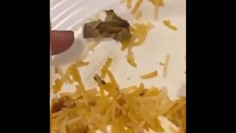 Customer's Shocking Discovery In Biryani At Hyderabad's Famed Restaurant Leaves Netizens Disgusted