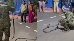 मंत्री जनक राम के सरकारी बंगले में निकला विषैला कोबरा, रेस्क्यू करने पहुंची वन विभाग की टीम